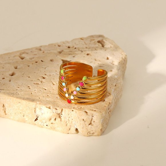 Vera Open Ring - Picture 2 of 8